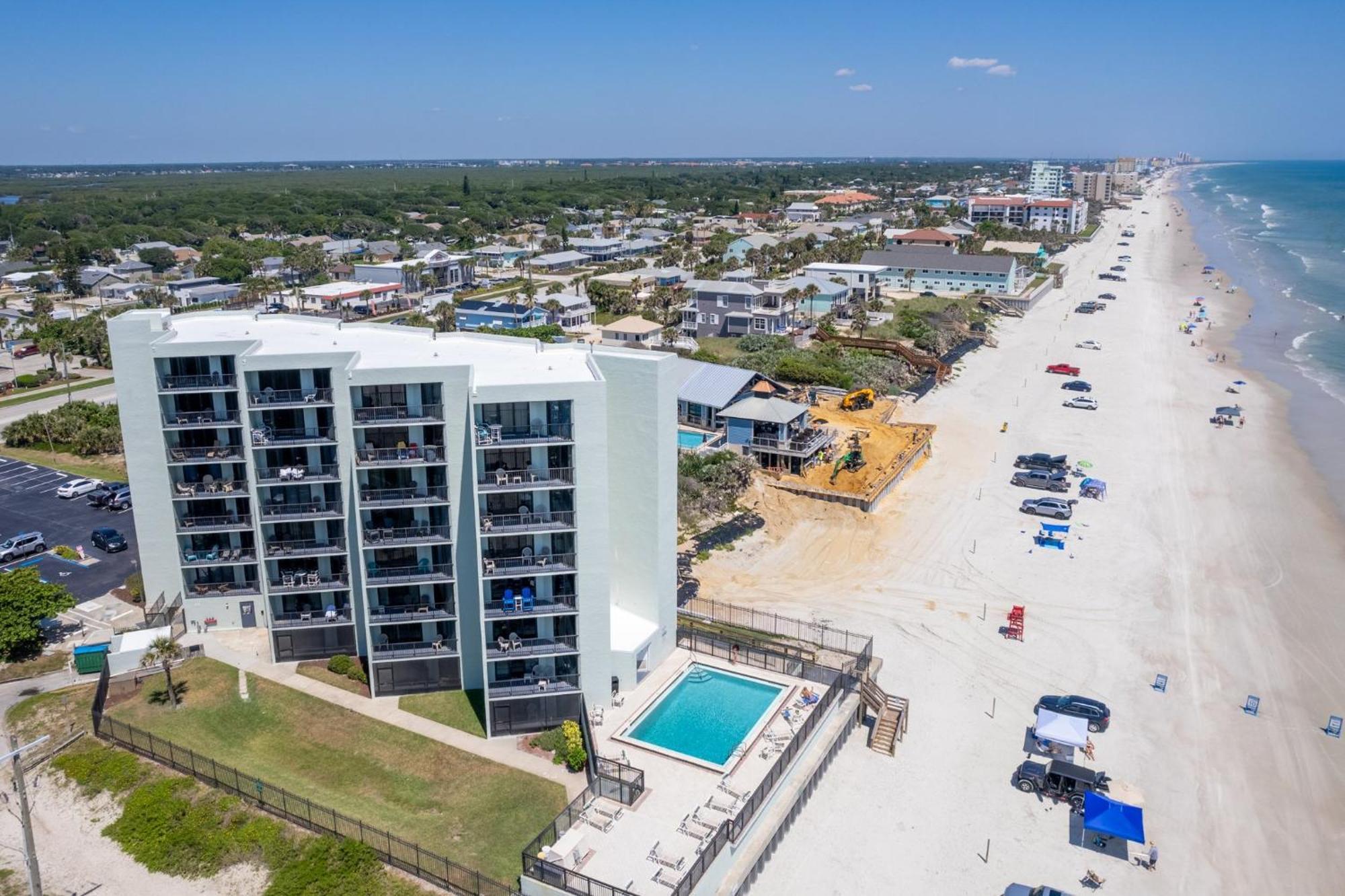 Ocean View With A Beachfront Pool At Ocean Trillium Condo ~ 403 New Smyrna Beach Exteriér fotografie