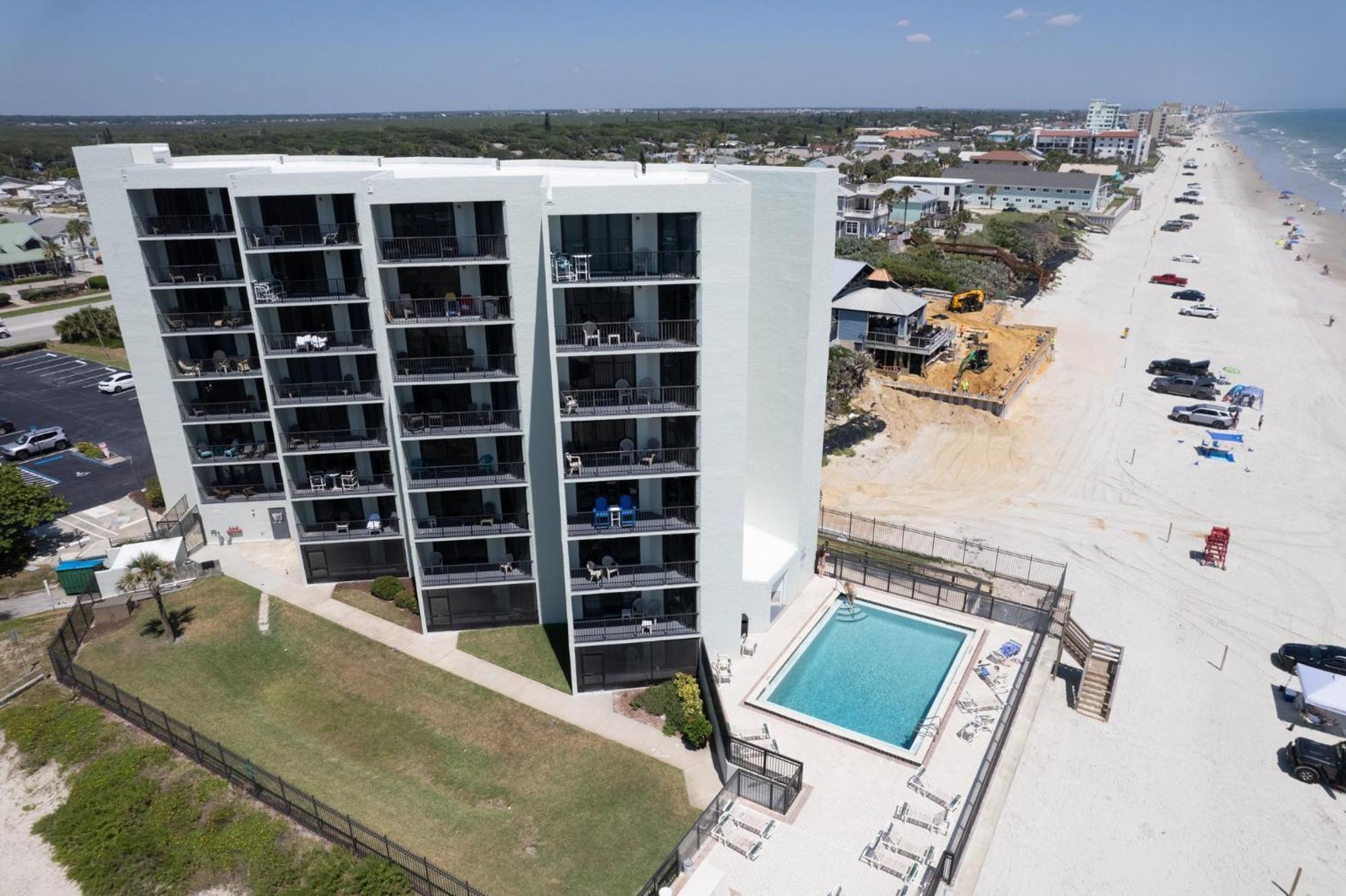 Ocean View With A Beachfront Pool At Ocean Trillium Condo ~ 403 New Smyrna Beach Exteriér fotografie