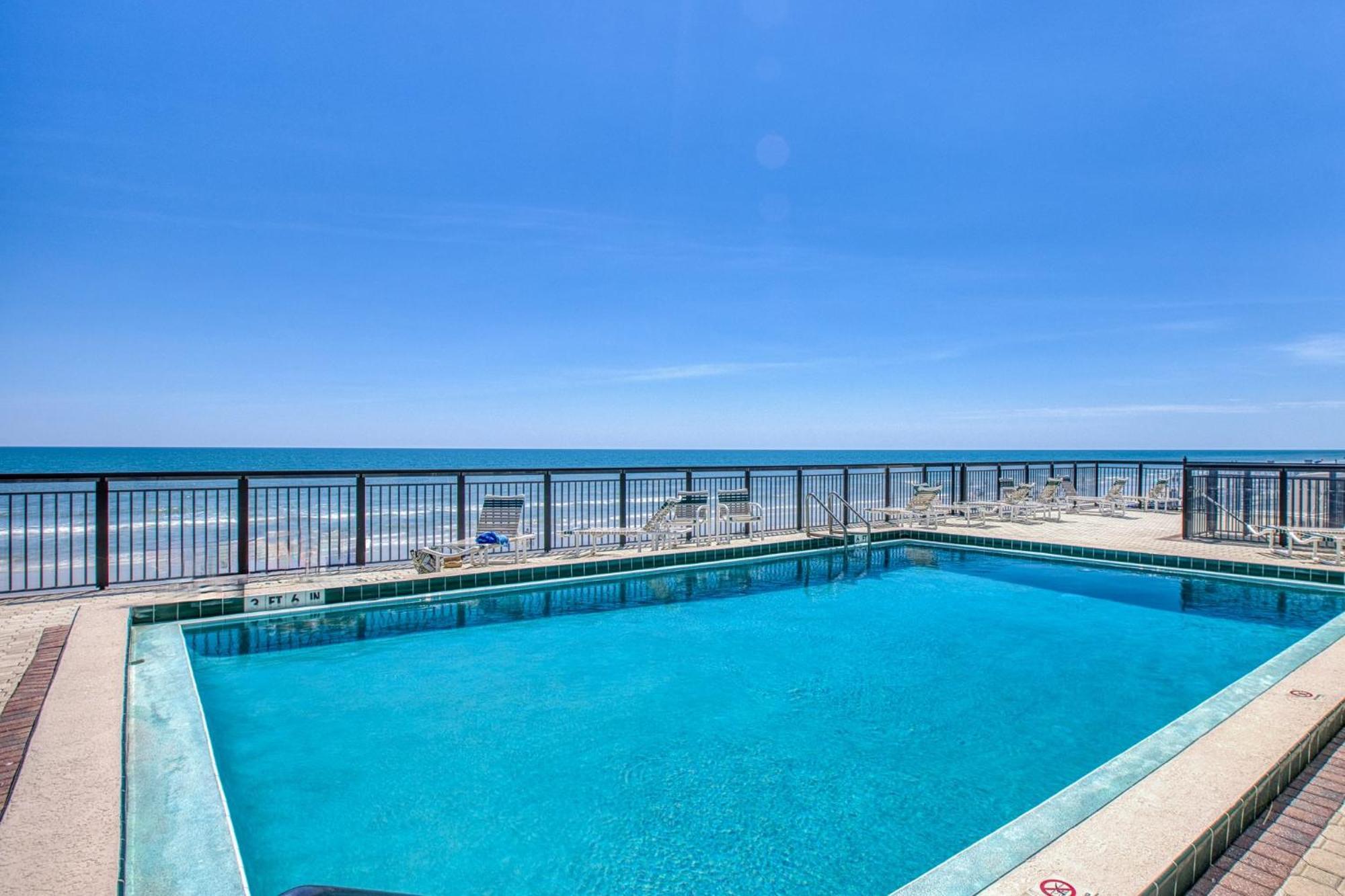 Ocean View With A Beachfront Pool At Ocean Trillium Condo ~ 403 New Smyrna Beach Exteriér fotografie