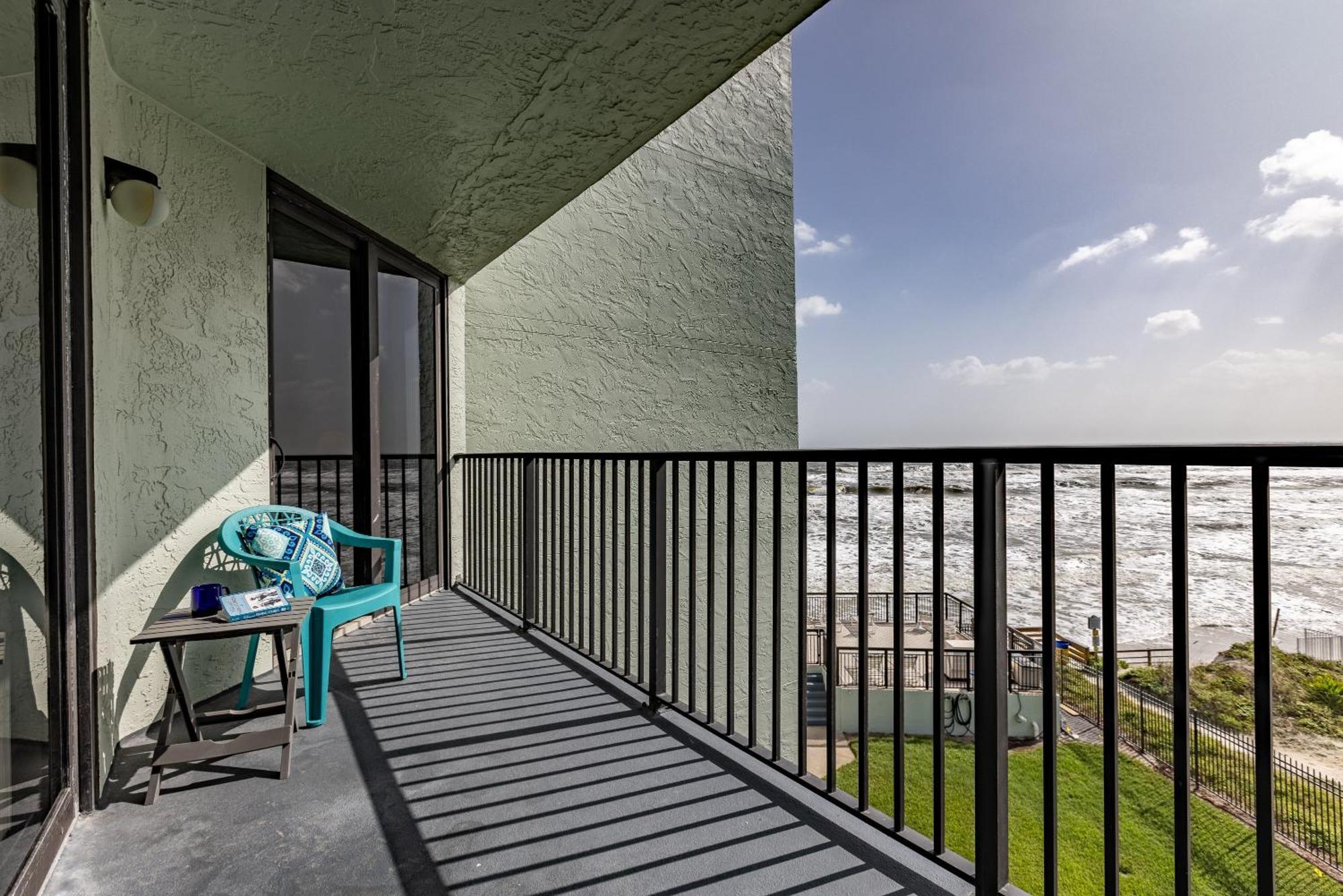 Ocean View With A Beachfront Pool At Ocean Trillium Condo ~ 403 New Smyrna Beach Exteriér fotografie